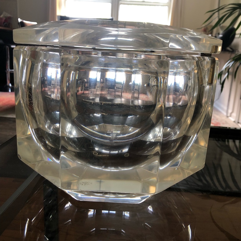 Vintage Carole Stupell Barware Lucite Ice Bucket